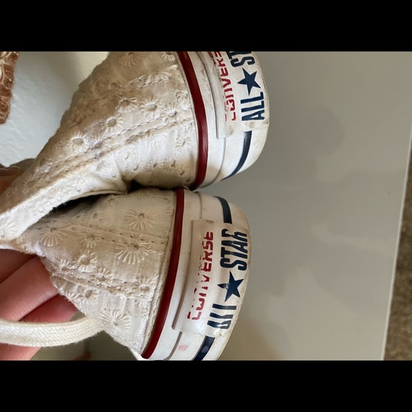 White Converse Chucks - Crocheted - Picture 5 of 5